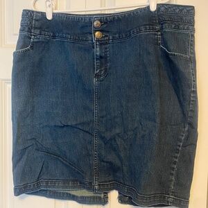 Lane Bryant Jean Skirt